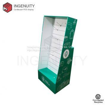 Cardboard hooks display for kitchenware FSDU-HOOK-007