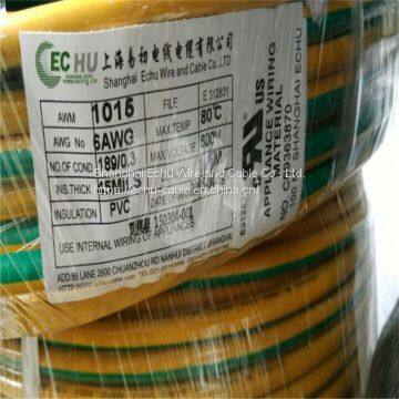 ЖЕЛТЫЙ ЗЕЛЁНЫЙ кабель UL1015 с тройной оценкой UL1015 5AWG
