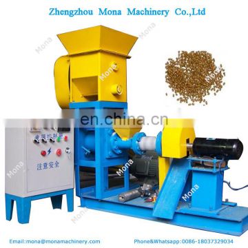 Small scale floating fish feed making /extruding /puffing machine