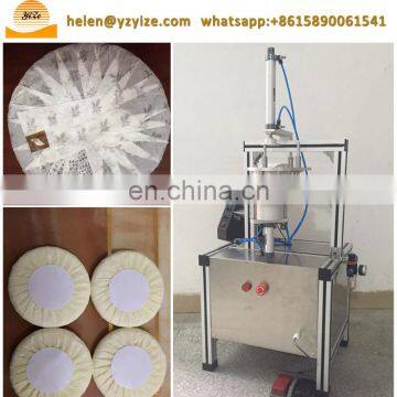 Manual Round Pleated Soap Packing Machine in Paper Pearlized Film Soap Wrapping Machine photo-3