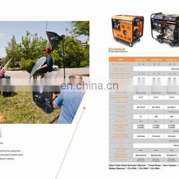 Open-type 5.5kw Air Cooled Silent Diesel Generator DG7000CLE (fulled Closed Type) photo-3