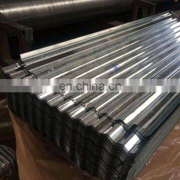 Cold rolled corrugated steel standard size galvanized iron roof sheet 0.13-1.2MM