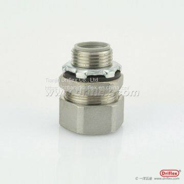 NPT 1 INCH STAINLESS STEEL 304 STRAIGHT FLEXIBLE CONDUIT CONNECTOR photo-2