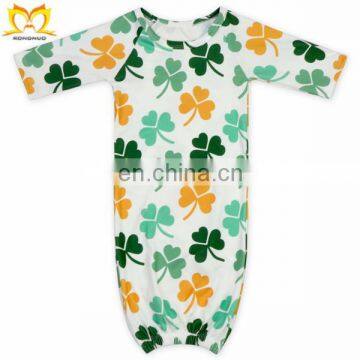 Children New Bear Printed Adorable Newborn Long Sleeping Bags Clothing Wholesale Baby Girls Boutique Sleeping Gown photo-6