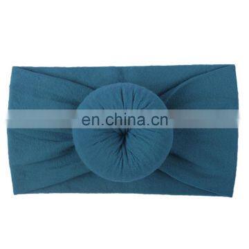 Newest Style Wholesale Pure Loop Hairband Soft Poucy Lovely Kid Head Band for Newborn Girl Casual Wear photo-3