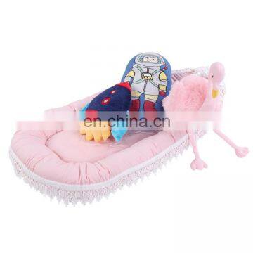 Sleeping Baby Bed/Baby Nest/Bassinet/Lounger for Bed photo-7