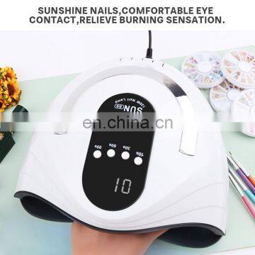 2020 New product 120W High Power UV Lamp Fast gel  Nail Dryer With Timer And Sensor