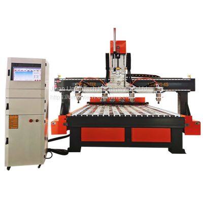 Multi Heads Wood 4 Spindle CNC Router Panel Furniture Cabinet Rotary Axis CNC Wood Engraving Machine