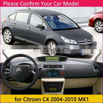 for Citroen C4 MK1 2004 2005 2006 2007 2008 2009 2010 Anti-Slip Mat Dashboard Cover Sunshade Dashmat Accessories C4 Pallas Coupe photo-2