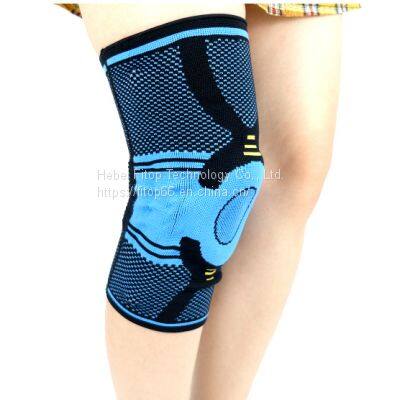 Нейлоновый коленный бандаж для спорта с силиконом