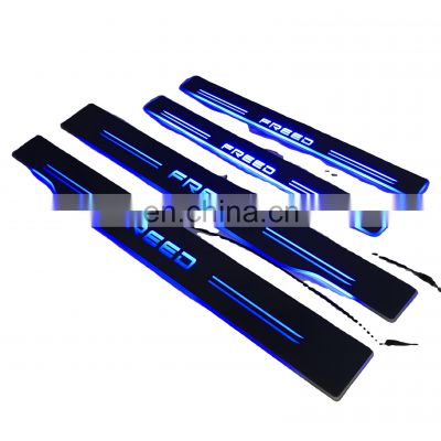 Led Door Sill Plate Strip for honda freed Dynamic Sequential Style step light door decoration step