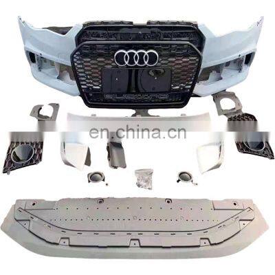 upgrade bodykit body kit the front bumper sets facelift to RS6 style for Audi A6 C7 car parts 2012-2015