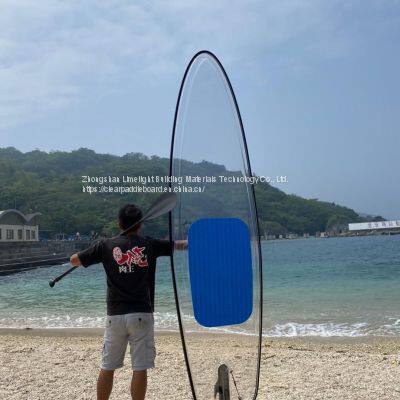 see through board, see through SUP board, see through SUP paddle board, see through SUP, see through stand up paddle board, transparent paddle board, transparent SUP