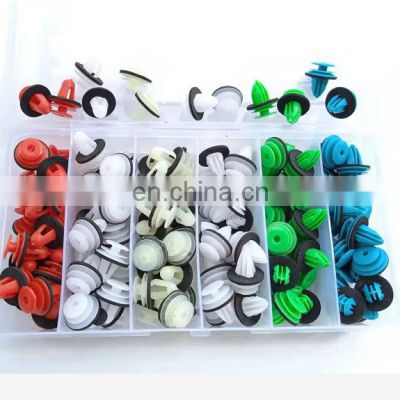 120 pcs assembly Clips Auto Body Retainer Pin Push Rivet Trim Panel molded Fastener Kit