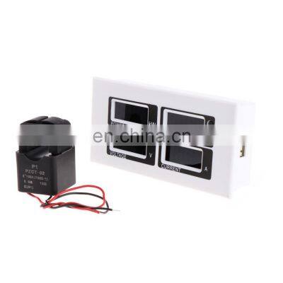 Single Phase AC LED Watt Meter Energy Meter 220V 100A Volt Ampere Watt Kwh Power Monitor PZEM-004 With CT Coil