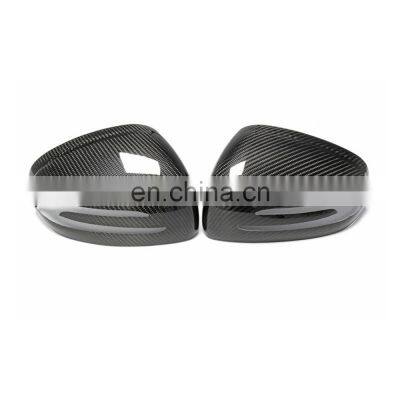 Carbon Fiber Rear Review Mirror Cover for Mercedes Benz SLK SLC AMG GT 2012-2018 photo-2