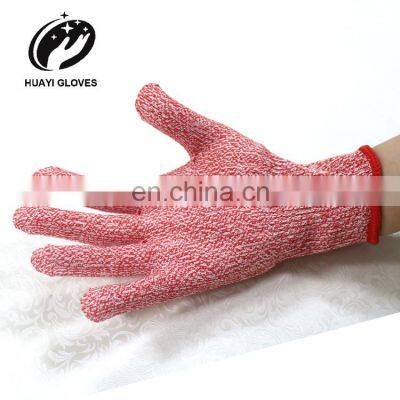 HY 13G Amazon Guantes Anticorte Safety Gloves Cuisine Color Gloves Cat 2 Working Mitten Level 5 Cut Protection Washable Glove