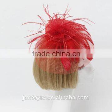 Bridal Style Hairwear/Hair Clip Fascinator Hat With Feather photo-2