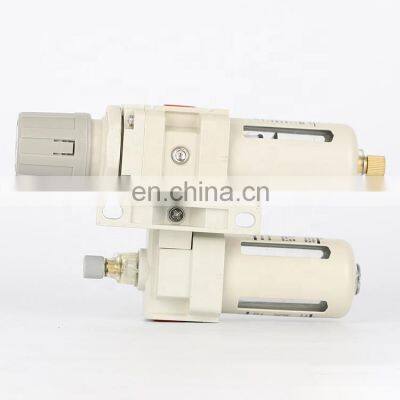 AC4010-04D Automatic Units G1/2 Air Source Treatment Pneumatic Air Filter Regulator And Lubricator With Auto Drain photo-2