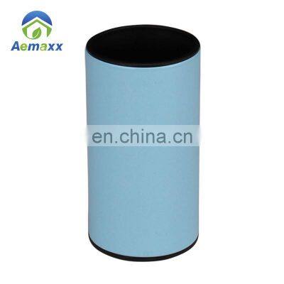 Hotel Decoration Blue Plastic Auto Open Toilet Brush Holder Beach Theme Bathroom Accessories photo-3