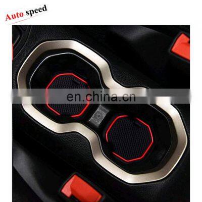 Door Mats Gate Slot Mat Cup Pads Red 16PCS FFor Jeep Wrangler JK photo-4