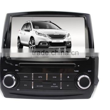 8" Autoradio Car DVD GPS Navigation Headunit for Peugeot 2008 8" Touch Screen DVD GPS 1080P SWC iPOD Bluetooth AM FM Radio RDS