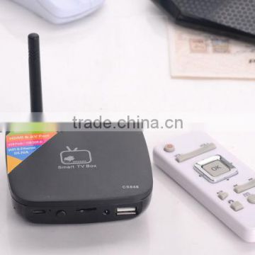 Dual-Core RK3066 Bluetooth 1G/8G Smart TV Box with 2.4G RC CS848