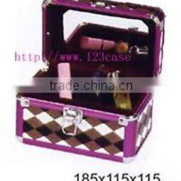 2015 new design Aluminum tattoo kit case, Aluminum Cosmetics case , makeup case with mirror and lock