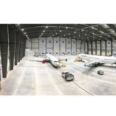 light steel structure prefab hangar workshop