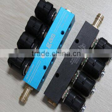 cng/lpg universal injector rail fit for V4 or V8 vehicles