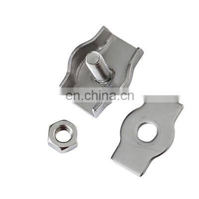 JRSGS Wholesale Stainless Steel 2mm to 10mm Simplex Duplex Wire Rope Clip photo-3