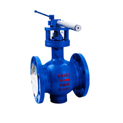 Factory price high quality manual eccentric hemispherical valve durable flange hemispherical valve