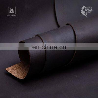 Leading Manufacturer of Matte Corrected Grain Vegetable Tanned Genuine Leather