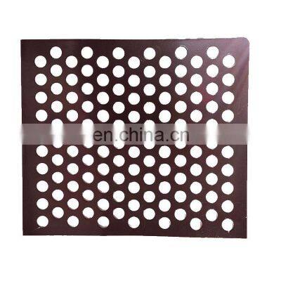 5mm Hole Size Galvanized Perforated Metal Sheet for Door Screen Mesh