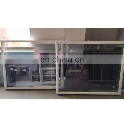 custom black fixed window customized AS2047/AS2208 double glazed tempered glass windows/fixed window in high quality