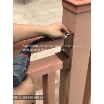Fence, Fence, Garden, Fence, Internal and External Connectors, Wood Plastic Accessories, Floor Fastener 80 * 35 photo-3
