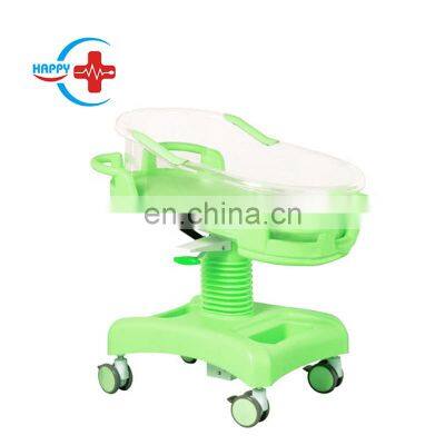 HC-M024 High Quality Gas Spring Deluxe Baby Stroller Trolley infant for hospital baby cribs cot pediatric bed