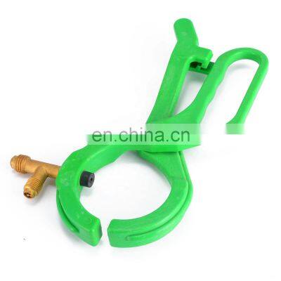 Side Can Tap Valve R134A R22 R410A AC Can Tap 2-in-1 Side Punch Opener Connecting 1/4 SAE and 1/2 Acme Thread Refrigerant Bottle photo-5