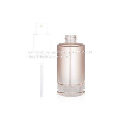 50g Triangular Cream Bottle 30ml Thick Base Liquid Foundation Glass Bottle 100ml Triangular Press Lotion Bottle