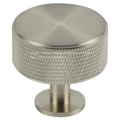 Brass Knurled Lines Cabinet Radio Knob photo-2