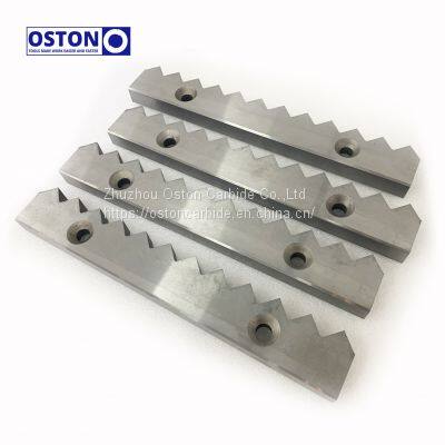 43X43X19.5mm Tungsten Carbide/Tool Steel Rotary and Stationary Blades for Micromat 2500 Shredder