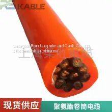 Polyurethane Roll Cable 3*185 3*95/3 Crane Gantry Cable Can be Customized Single/double Sheathed photo-2