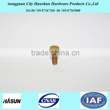 Customized brass decorative cross head screw for machines and furniture parts