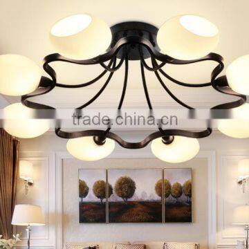 2016 New Black Wrought Iron Chandelier photo-4