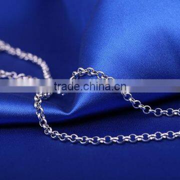 2015 Wholesale Fashion Jewelry Rhodium Plated BL Chain Necklace photo-5