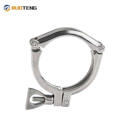 [RUOTENG] ISO Heavy Duty Three Piece Sanitary Stainless Steel 304/316L Pipe Fitting 3 PCS Part Ferrule Clamp photo-4