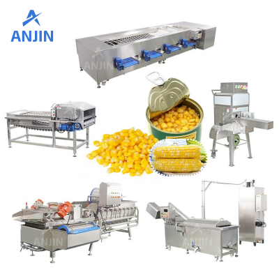Automatic Fresh Corn Processing Line Sweet Corn Kernel Seperating Threshing Machine