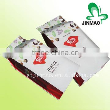 Wholesale plastic packaging laminated plastic snack packaging with side gusset