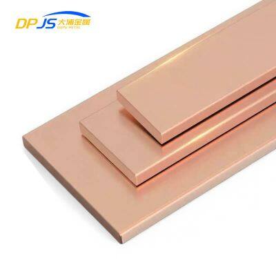 Fábrica poderosa fornece chapas/plaquetas de cobre C77000/C70600/C71500 (GB/ASTM/EN) para equipamentos de prote??o ambiental e decora??o
