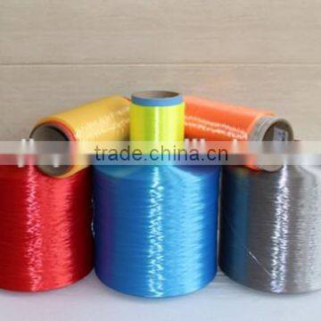 High Tenacity Low Elongation Colourful industrial PolyesterYarn